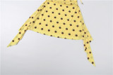 Polka Dot Print Mesh Mini Dress GYME-K6D09570A