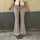 Fashion Embroidered Flare Pants GPKJ-MR49576