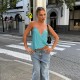 Solid Color V Neck Backless T Shirt GYME-K6L06899A
