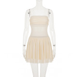 Sexy Mesh See Through Sling Mini Dress GPKJ-MR49612