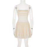 Sexy Mesh See Through Sling Mini Dress GPKJ-MR49612