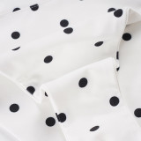 Polka Dot Print Tie Up Bikinis 2 Piece Swimsuit GPKJ-MR49358