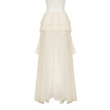 Irregular Ruffles Long Skirt GPKJ-MR49151