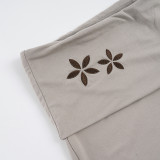 Fashion Embroidered Flare Pants GPKJ-MR49576