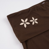 Fashion Embroidered Flare Pants GPKJ-MR49576