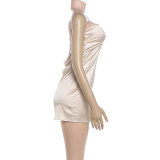 Butterfly Backless Tube Top Mini Dress GYME-K6D06920A