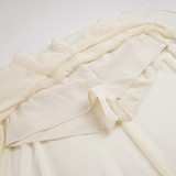 Irregular Ruffles Long Skirt GPKJ-MR49151