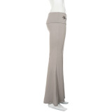 Fashion Embroidered Flare Pants GPKJ-MR49576