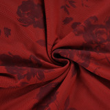 Print Mesh Mid-Skirts GPKJ-MR49613