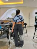 Plus Size Patchwork Straight Jeans GYLN-5912