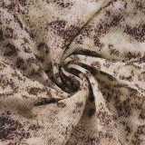 Leopard Hollow Out Backless Tank Tops GPKJ-MR48559