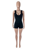 Sleeveless Hollow Out Romper SHD-9987