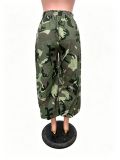 Loose Camouflage Print Pants BGN-370