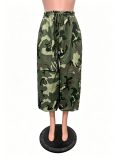 Loose Camouflage Print Pants BGN-370