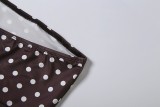 Polka Dot Print Tank Top Two Piece Shorts Set GYME-K6S08759A