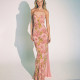 Sexy Print Sling Maxi Dress XEF-K6D09965A