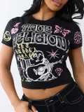 VIP1 Print Short Sleeve T Shirt GYZY-9032