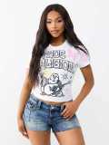 VIP1 Print Short Sleeve T Shirt GYZY-9032