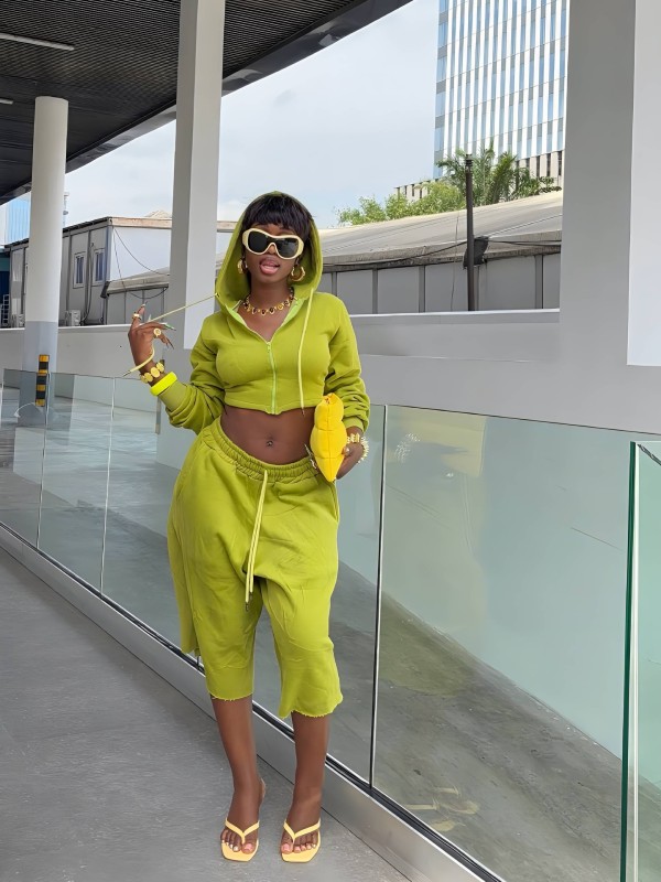 Solid Color Long Sleeve Hooded 2 Piece Pants Set GXHF-2127