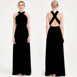 Solid Color Sleeveless Maxi Dress XMY-N020