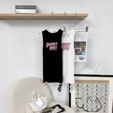 VIP1 Letter Print Sleeveless Tank Tops GJDA-ch4ss