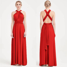 Solid Color Sleeveless Maxi Dress XMY-N020