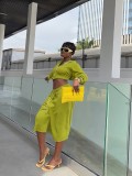 Solid Color Long Sleeve Hooded 2 Piece Pants Set GXHF-2127
