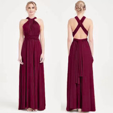 Solid Color Sleeveless Maxi Dress XMY-N020