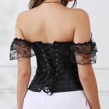 Sexy Lace Shaping Corset Tops GXYR-004