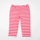 Stripe Square Neck Three Piece Pants Suit MXBF-J26ST218