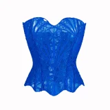 Irregular Lace Mesh Court Corset GXYR-250415
