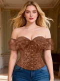 Sexy Lace Shaping Corset Tops GXYR-004
