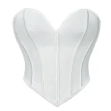 Black Matte-Finish Strapless Shaper Corset GXYR-241202