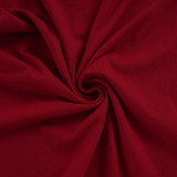 Hollow Out Solid Color Mini DressGPKJ-MR49511