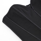 Black Matte-Finish Strapless Shaper Corset GXYR-241202