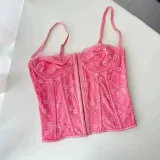 Lace Sling Bandeau Tank Top GXYR-9009