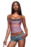 Stripe Sling Tank Tops GKYS-3059