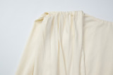Ruched V Neck Sleeveless Maxi Dress GLAG-D6421524H