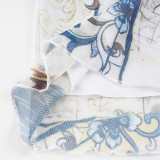 Retro Print Mid-Skirt GPKJ-MR49298