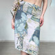Retro Print Mid-Skirt GPKJ-MR49298