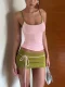 Contrast Color Sling Two Piece Skirts Set GKYS-26KYS3082