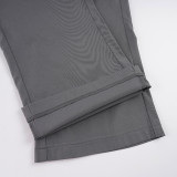 Solid Color Casual Micro Flare Pants GPKJ-MR48874