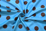 Contrast Color Sling Top Polka Dot Print Skirt Suit GZJQ-K6S10061A