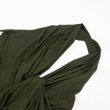 Deep V Neck Backless Jumpsuit GDSF-Q26JP051