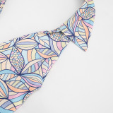 Colorful Print Halterneck Backless Seventh Jumpsuit GDSF-D26JP188