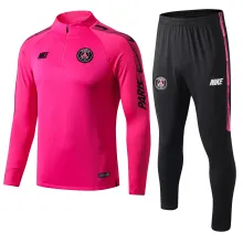 19-20 PSG Pink with Zipper Sweater Tracksuit Thai Quality