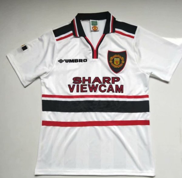 1998 Man United Away  Retro Jersey