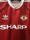 90-92 Man United Home Retro Jersey