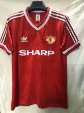 1986 Man United Home Retro Jersey