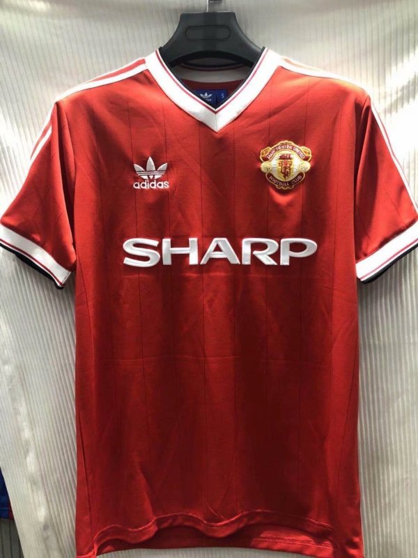 1984 Man United Home Retro Jersey